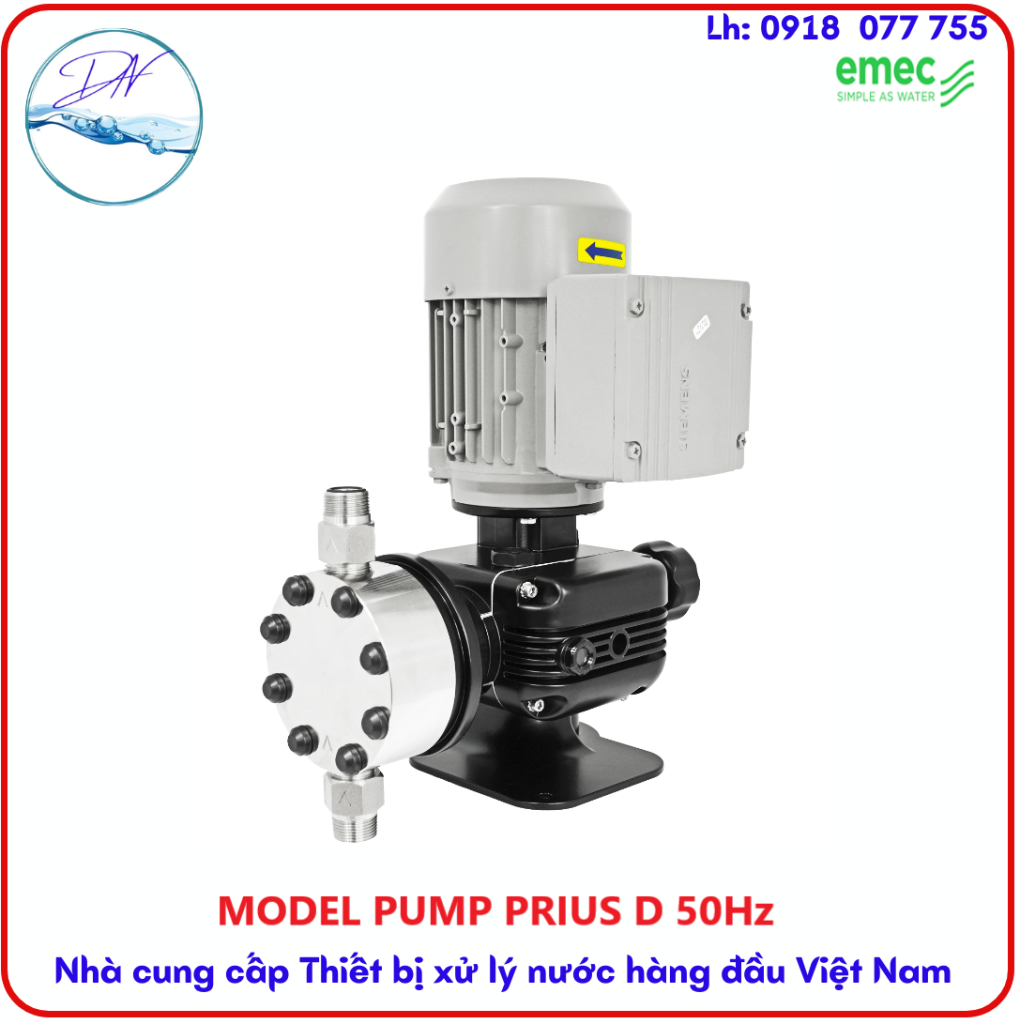 Hình ảnh Bơm định lượng Emec dạng màng Prius D Series 
