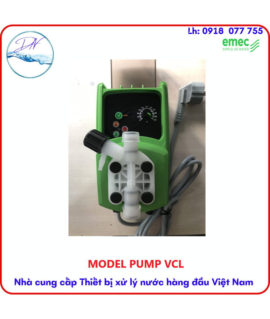 Hình ảnh Bơm định lượng hóa chất Emec VCL Series