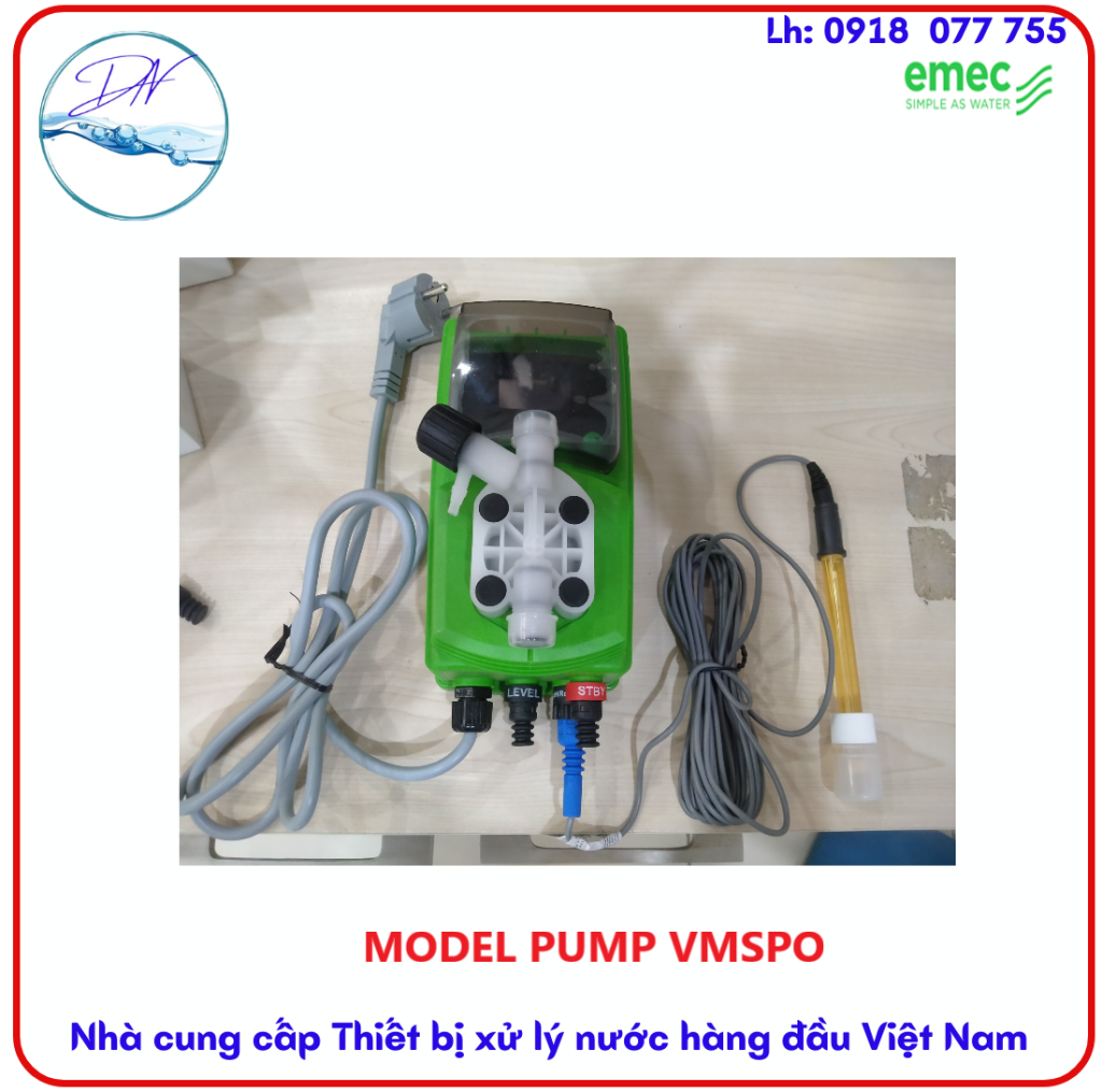Hình ảnh Bơm định lượng VMSPO Series Kèm theo đầu dò PH