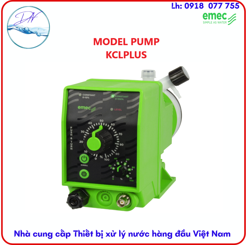 Hình ảnh Bơm định lượng hóa chất Emec KCLPLUS Series