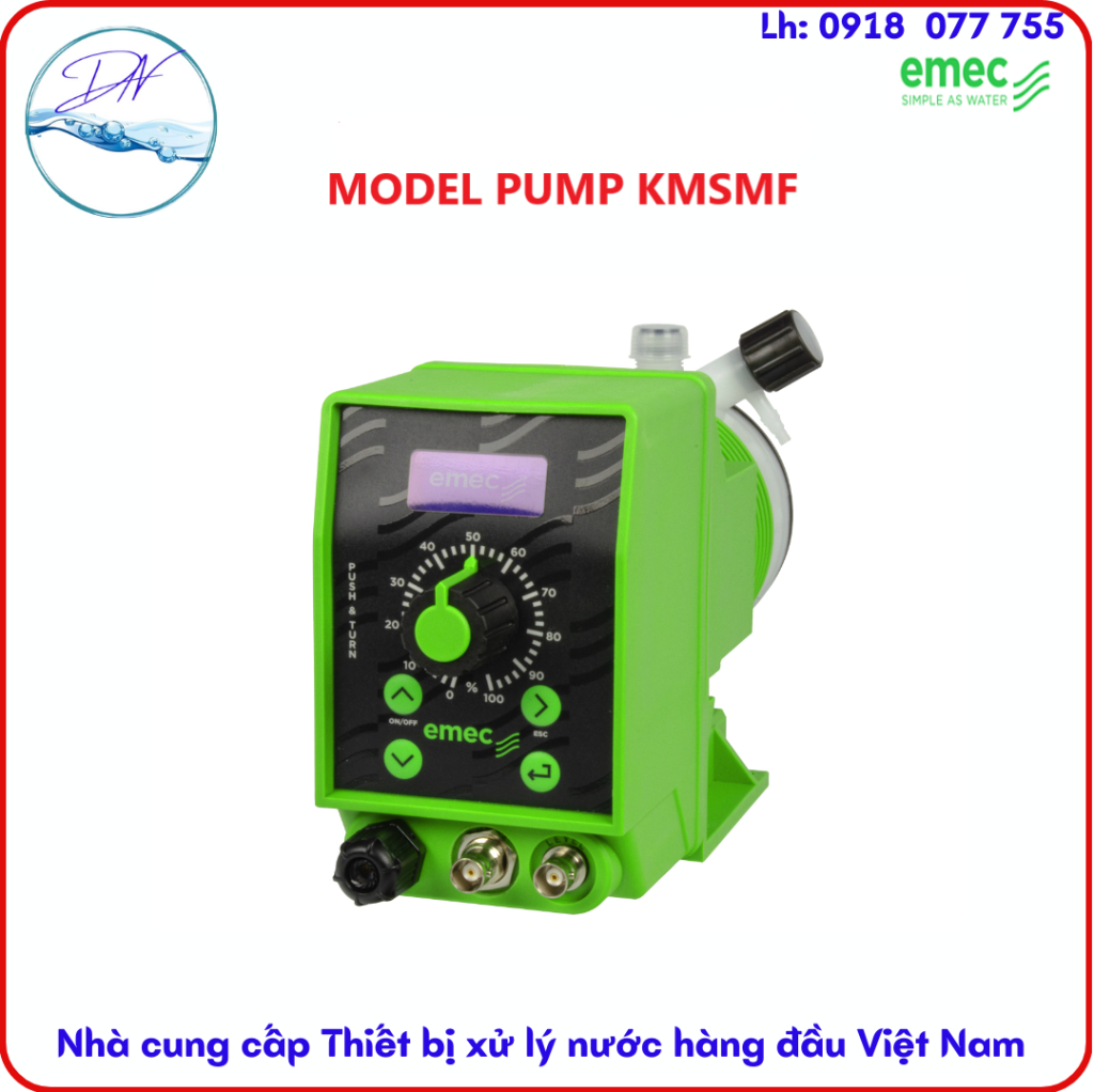 Hình ảnh Bơm định lượng hóa chất Emec KMSMF Series