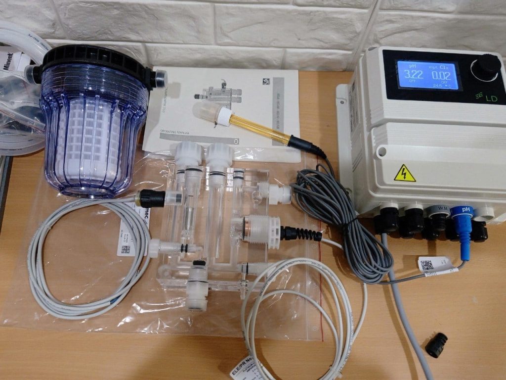 LDPHCL_Bộ châm hóa chất Clo-ph bể bơi_Công Suất 20l/h